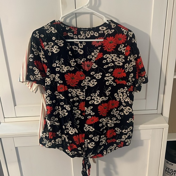 Madewell Tie Front Patterned Shirt Bundle - Picture 3 of 4